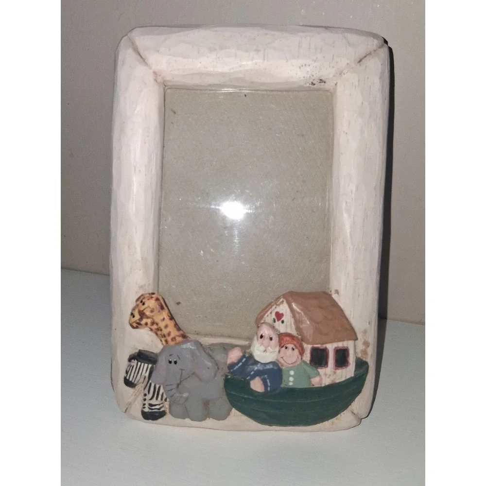 Vintage Noah's Ark Picture Frame 3